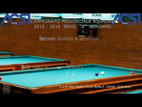 Campionato Provinciale Squadre Bergamo 2015/2016 (ritorno di  2^ semifinale)