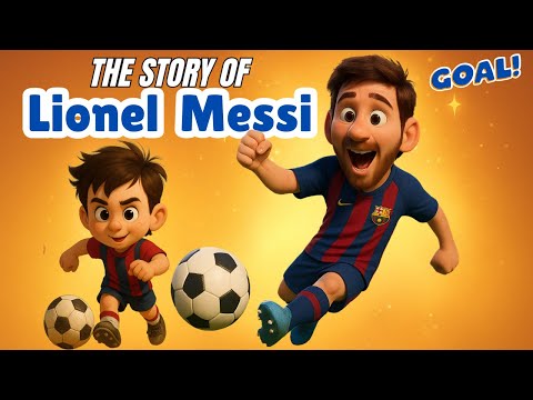 The Story Of  Lionel Messi: Animated Biography for Kids