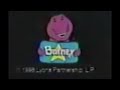 Barney Screener Logo 1998 For Barney S Big Surprise Screener Demo VHS