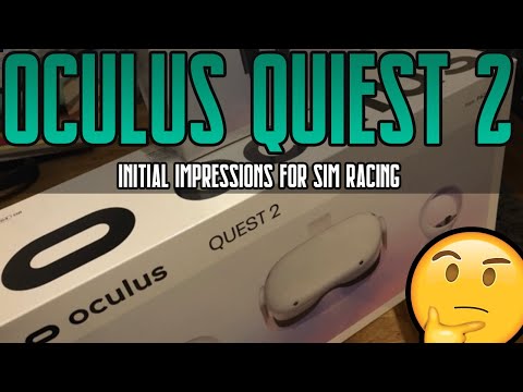 Oculus Quest 2 VR Headset - Initial impressions using link for sim racing (iRacing / ACC)