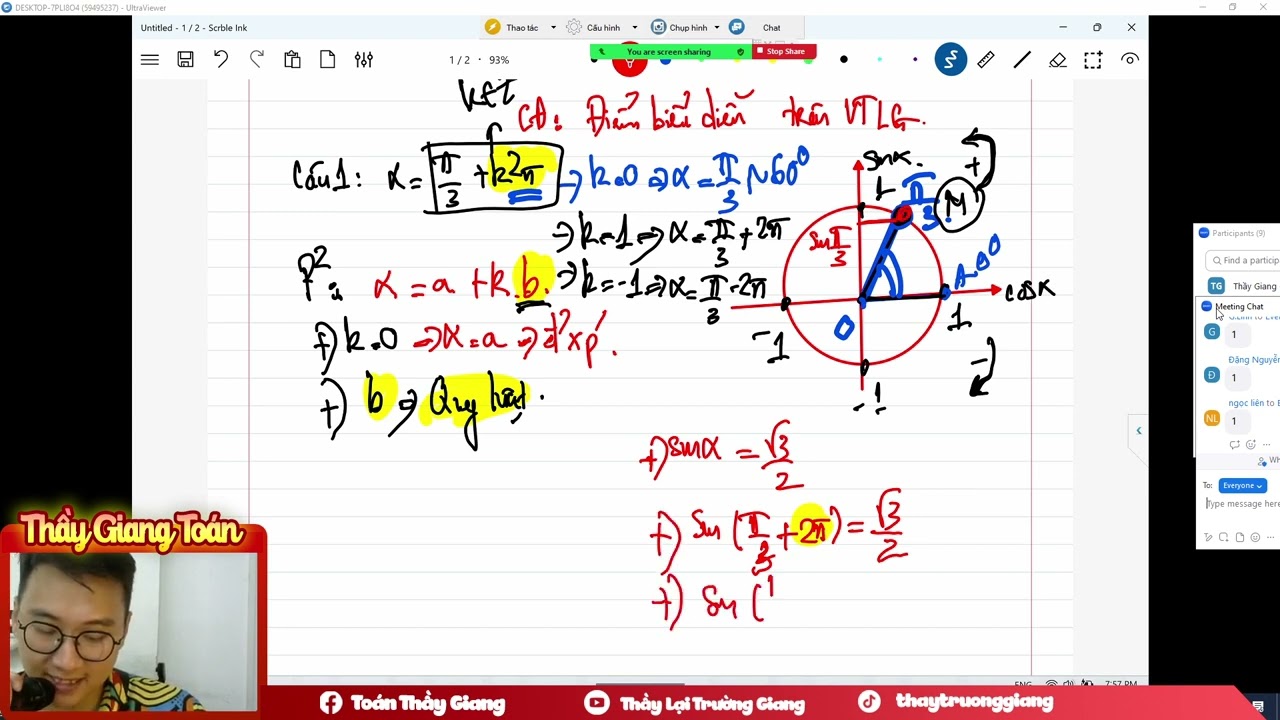 HỌC CÁCH VẼ VÒNG TRÒN LƯỢNG GIÁC