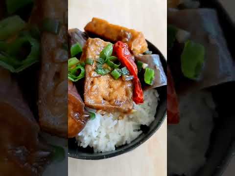 Tofu and Eggplant Stir Fry (Recipe in Description)