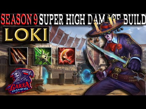 Loki High Damage Assassination Build (Become a Blender of Death!!!) | Smite Arena |