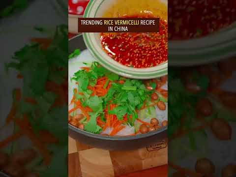 Sichuan Style Rice Vermicelli Noodles Recipe #shorts