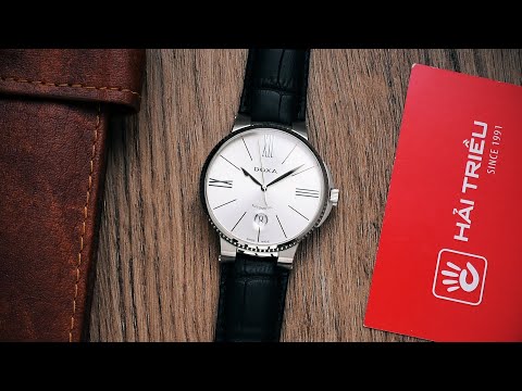 Review đồng hồ Doxa 130.10.022.01 mặt số trắng size 41mm với thiết kế đơn giản 3 kim