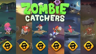 zombie catchers all  Level 4 zombies #zombiecatchersgame