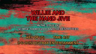 George Thorogood - Willie And The Hand Jive (Backing Track)