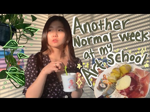 A week in my life in an art school in Paris (ENSAD) 🤍back on track, raclette, Paris parks, projects