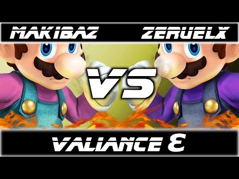 Valiance E - PxG|Makibaz (Mario, DK) vs DTR|ZeruelX (Mario, Cptn Falcon) - Pools