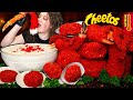 DEEP FRIED HOT CHEETOS KING CRAB SEAFOOD MUKBANG SEAFOOD MUKBANG DESHELLED LOBSTER SEAFOOD