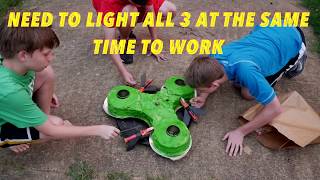 Nick&#39;s Fidge Spinner Cake Destroyed