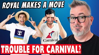 CRUISE NEWS - Royal Caribbean Goes at Carnival, CRUISERS ARE YOUNGER, Carnival goes Digital