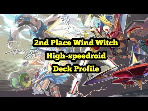 2nd Place In Depth Wind Witch Hi-Speedroid Deck Profile For June 2021