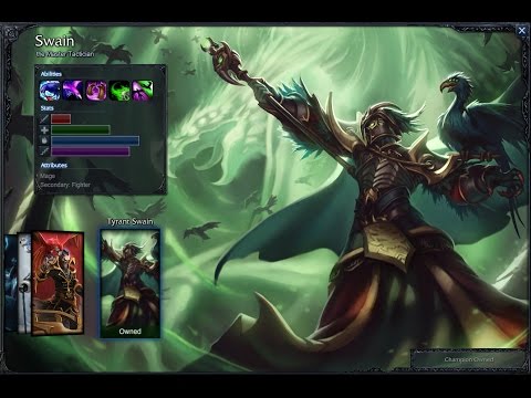 Tyrant Swain Skin Spotlight Gameplay 1080p HD League Of Legends