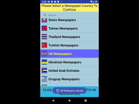 World Newspapers Video