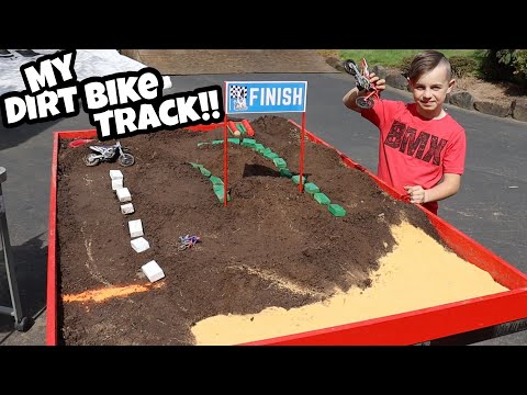 I Built A Dirt Bike Supercross Track!!