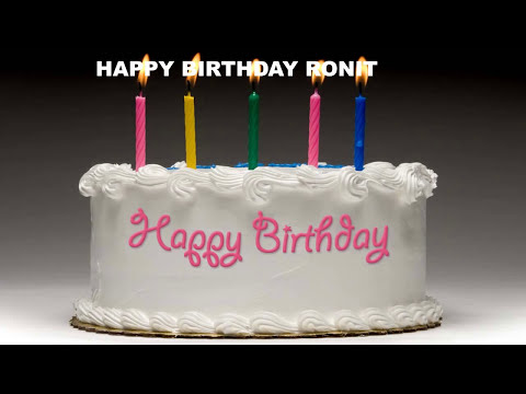 Ronit Birthday Song- Cakes  - Happy Birthday RONIT