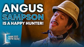 Angus Sampson Goes Hunting For HUMANS! | Thank God You're Here