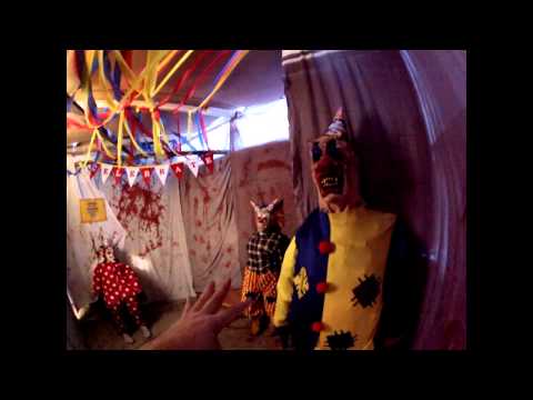 Halloween Haunted House Backyard Maze 2014