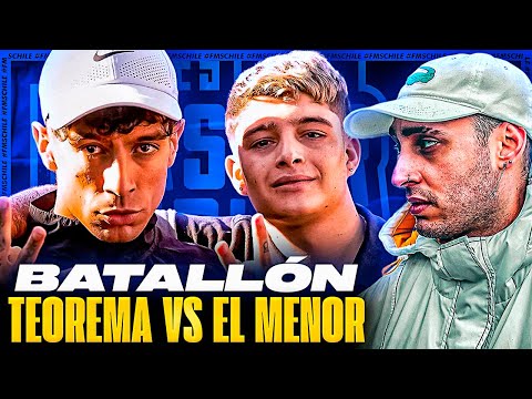 BATALLÓN 🔥 Y POLÉMICA 😶 BLON REACCIONA A TEOREMA VS EL MENOR 🇨🇱