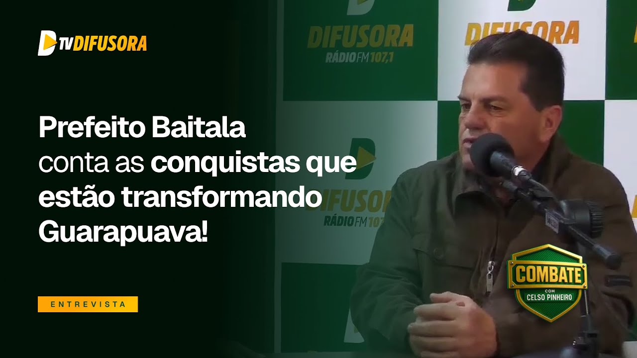 Prefeito Baitala fala sobre Guarapuava