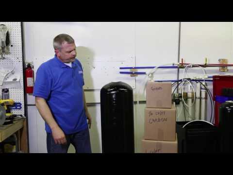 Us Water systems Backwashing filter - Installation