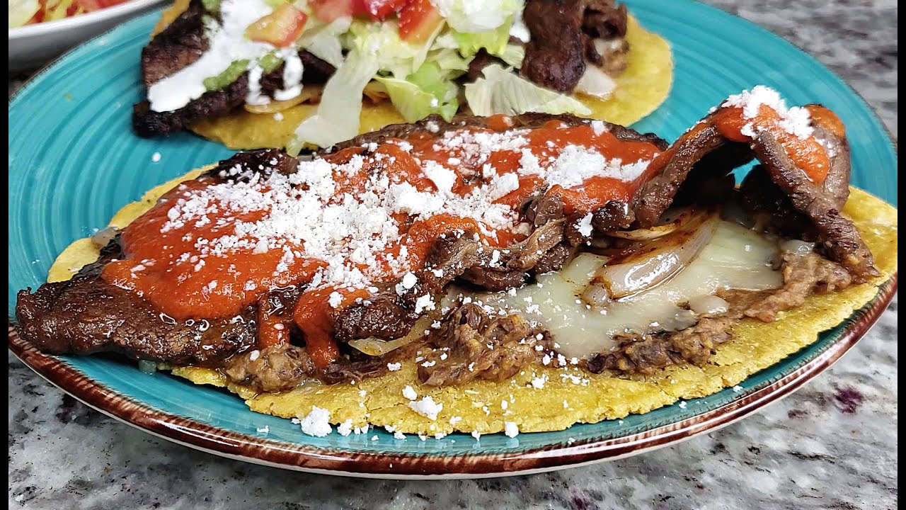 How To Make Huaraches De Carne Asada GREEN SALSA Recipe