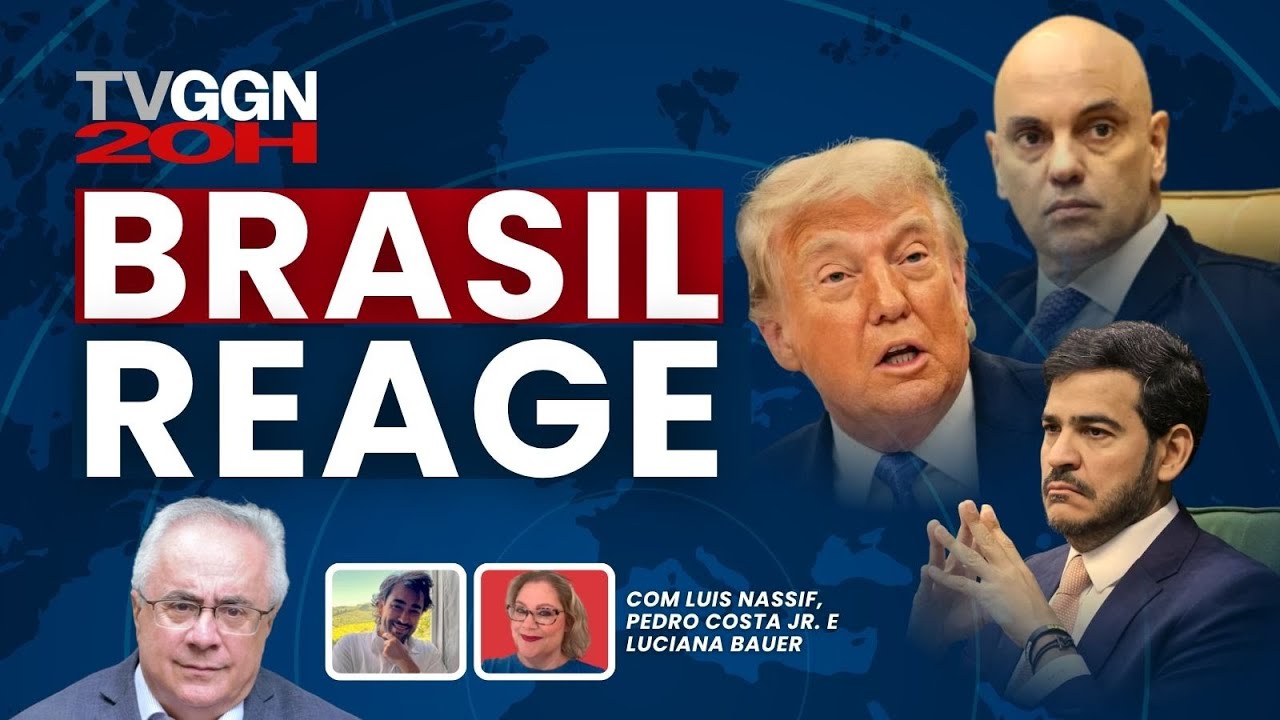 AGU intervém em processo da Rumble contra Moraes nos EUA | TVGGN 20H com Luis Nassif | (15/06)