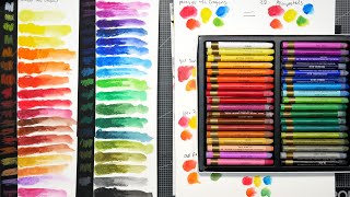 Mungyo Watercolor Crayon 36 Set Review & Comparison (I've been using these for years!)