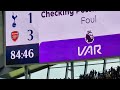 Celebrations against Arsenal cut short by VAR !!