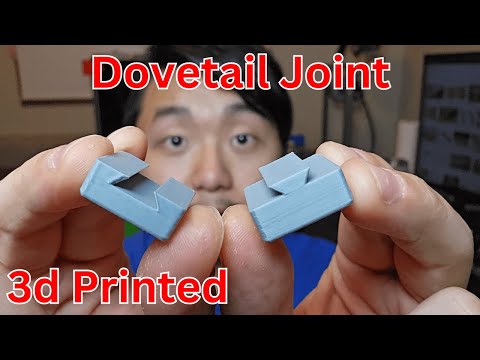 3D Printed Dovetail Joint Its Simple
