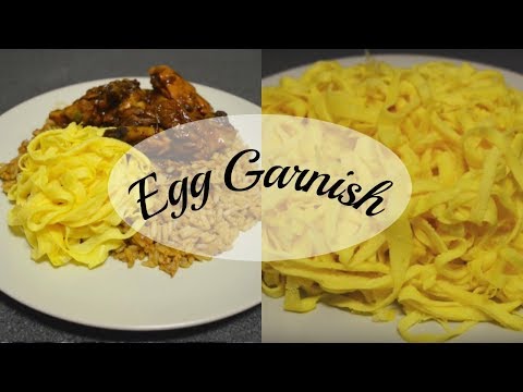 Recipe: Egg Garnish for Nasi & Bami, ei sliertjes | CWF