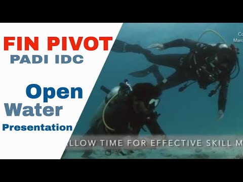 Neutral Buoyancy Scuba Fin Pivot • PADI IDC Course Open Water Presentation