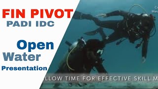 Neutral Buoyancy Scuba Fin Pivot • PADI IDC Course Open Water Presentation