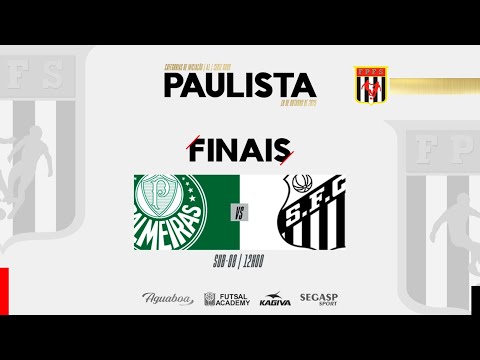 SUB 08 PAULISTA DE FUTSAL 2025 | FINAIS | AO VIVO -  A1 - OURO | S.E. PALMEIRAS X SANTOS F.C.