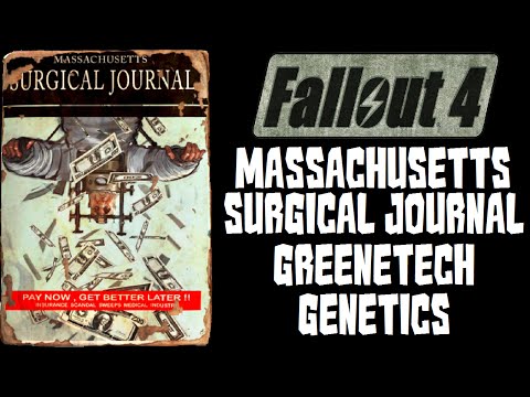 Fallout 4 Massachusetts Surgical Journal in Greenetech Genetics
