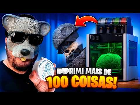 COLOQUEI MAIS DE 100 COISAS PRA IMPRIMIR AO MESMO TEMPO!