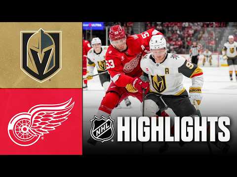 Golden Knights vs. Red Wings | NHL Highlights | March 04, 2026