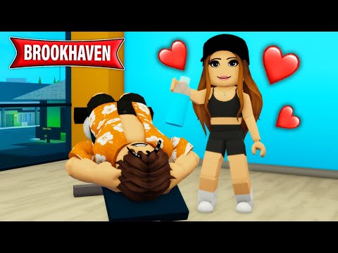 MA PREMIÈRE SALLE DE SPORT EN COUPLE SUR BROOKHAVEN ROBLOX