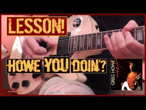 Cool Greg Howe blues/minor harmonic lick.