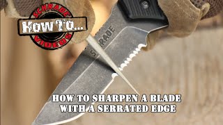 How To Sharpen A Serrated-Edge Blade