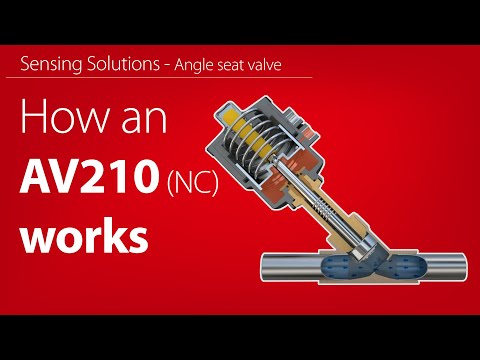 Angle seat valve
