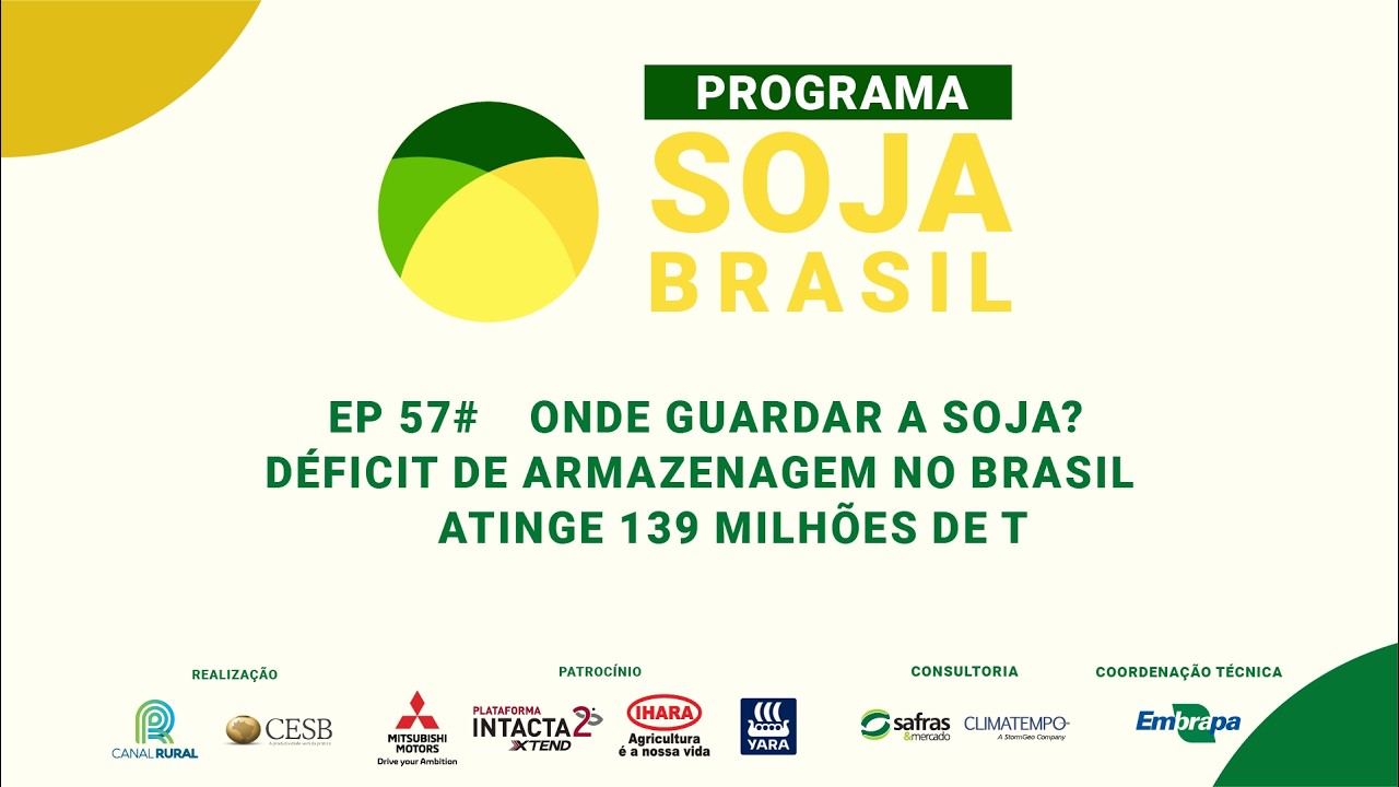 Onde guardar a soja? Déficit de armazenagem no Brasil atinge 139 milhões de toneladas - Ep. 57