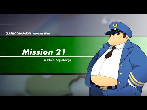 Advance Wars 1+2: Reboot Camp - AW1 Campaign – Mission 21: Battle Mystery! (Max, Rank S, Score: 300)