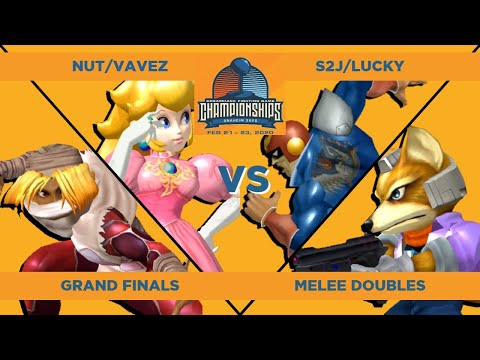 Nut/Vavez (Red) vs. S2J/Lucky (Blue) - Doubles: Grand Finals | DreamHack Anaheim 2020 SSBM