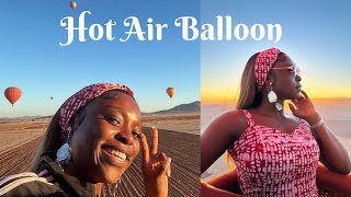 MY FIRST HOT AIR BALLOON 🎈 EXPERIENCE IN MOROCCO 🇲🇦