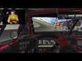Michael McDowell takes an iRacing lap around Kansas Speedway