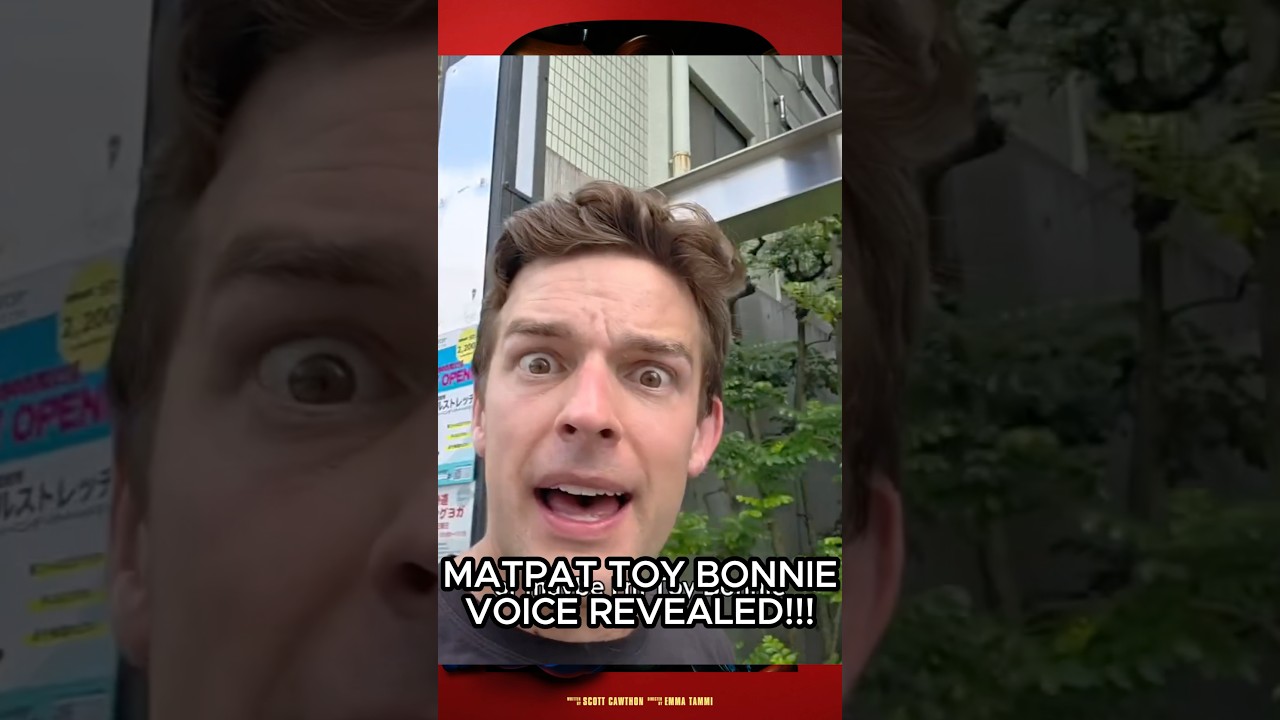 MatPat REVEALS TOY BONNIES VOICE | FNaF 2 Movie MEME