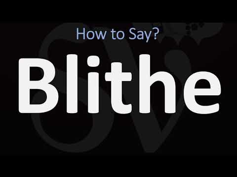 How to Pronounce Blithe? (CORRECTLY)