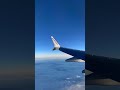 Above the clouds, it's flat